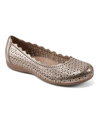 Earth Bria Bronze Round Toe Casual Ballet Flat Slip-on Womens sizes 6-10 NEW M