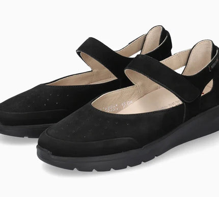 Mephisto Marsia Black Ballet Flat Comfort Shoe Womens Sizes 6-11 NEW