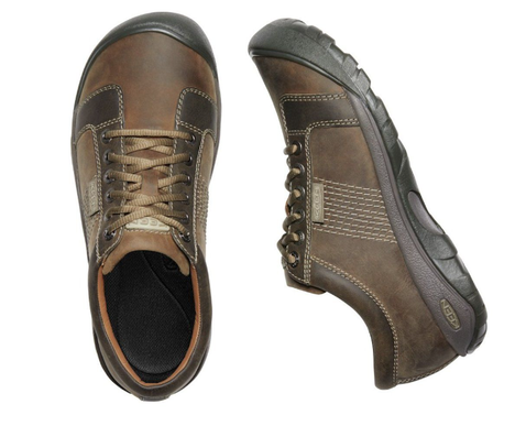 Keen Austin Brindle Bungee Brown Lace-up Loafer Sneaker Shoe Men's 7-17/NEW!!!
