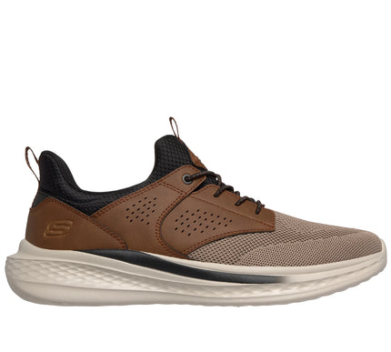 SKECHERS Slade Breyer Brown Tan RF Sneaker Shoe Mens sizes 7-14 NEW EXTRAWIDE