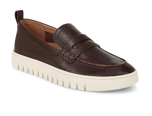 Vionic Uptown Dark Brown Leather Slip-on Loafer Women's sizes 5-11/NEW! MEDIUM