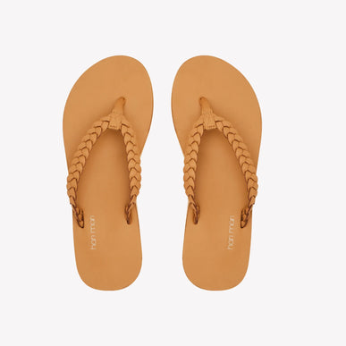 Hari Mari Meadows Braided Hazelnut Flip Flop Womens US Sizes 6-11 NEW