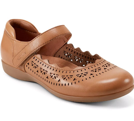 Earth Brady Dark Natural Adjustable Strap Casual Flat Womens sizes 6-10 NEW M