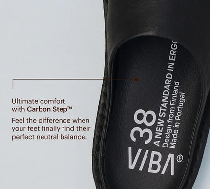 VIBAe SAINT TROPEZ Preto Black Leather Sandal EU Unisex sizes W6/36-M15/48