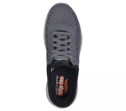 SKECHERS Orvan-Drex RF Gray/Black Slip-ins Sneaker Shoes Men's sizes 7-14/NEW!!
