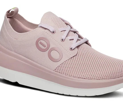 OOFOS OOmy Stride Stardust Pink Shoes Sneakers Womens Sizes W6-W11 NEW
