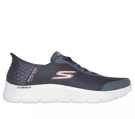 SKECHERS Go Walk Flex Hands Free Gray Slip-ins Sneaker Men's sizes 7-14/NEW!!!