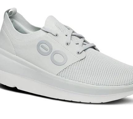 OOFOS OOmy Stride White Glacier Walking Shoes Sneakers Mens Sizes M8-M14 NEW