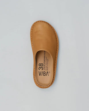 VIBAe Roma Fawn Tan Slip On Loafer Mule EU Unisex sizes W6/36-M15/48