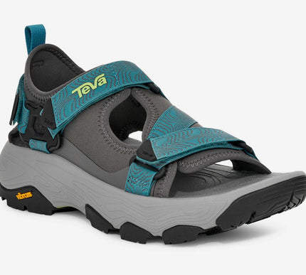 Teva Grandview Max Sandal Dark Gull Grey-Larkspur Mens US Sizes 8-14 NIB