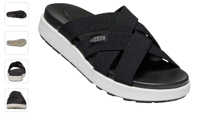 Keen Elle Black Slide Active Sandal Women's US Whole sizes 5-11 NEW!!!