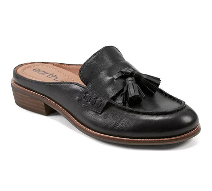 Earth Everett Black Slip-on Mule Casual Loafers  Womens sizes 6-10 NEW M