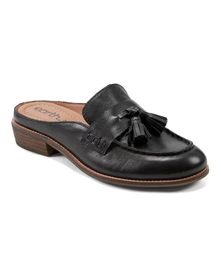 Earth Everett Black Slip-on Mule Casual Loafers  Womens sizes 6-10 NEW M