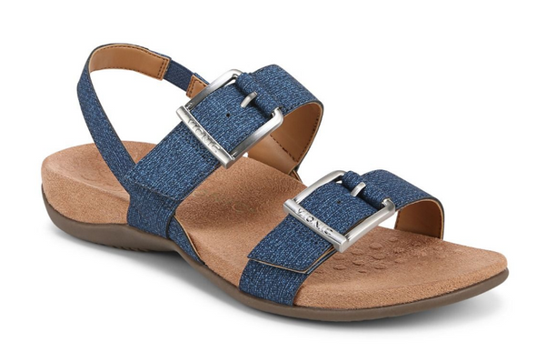 Vionic Reese Denim Slingback Strappy Comfort Sandal Women's sizes 5-12 NEW!!!!