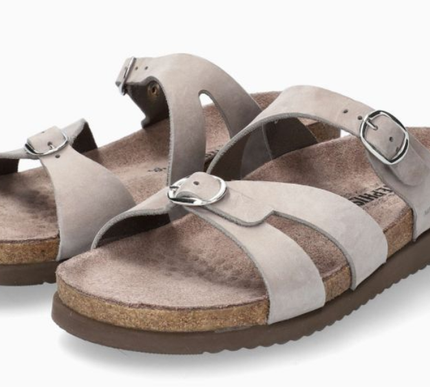 Mephisto Hannel Light Grey Sandalbuck Comfort Sandal Women's Sizes 35-42 NEW!!!