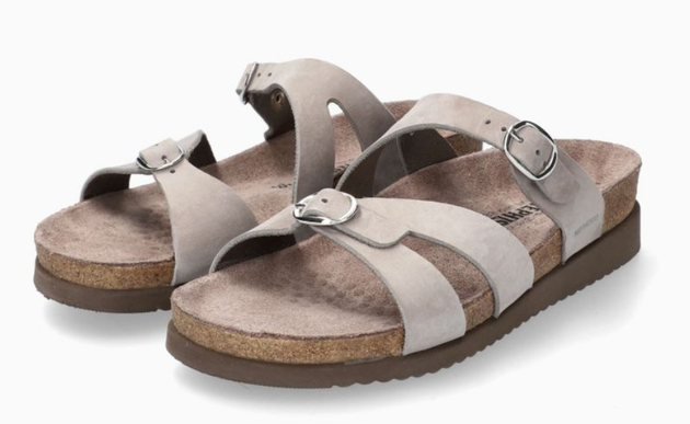 Mephisto Hannel Light Grey Sandalbuck Comfort Sandal Women's Sizes 35-42 NEW!!!