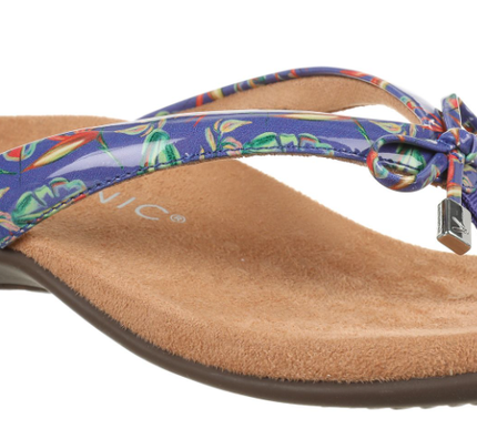 Vionic Bella Royal Blue Tropical Toe-Post Sandal Women's sizes US 5-12 NEW!!!