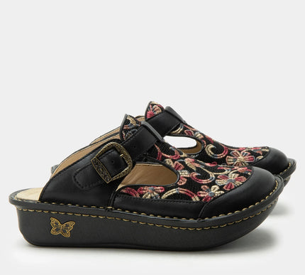 Alegria Classic Handicraft Floral Stitched Shoe Clog Womens sizes 36-40 NEW