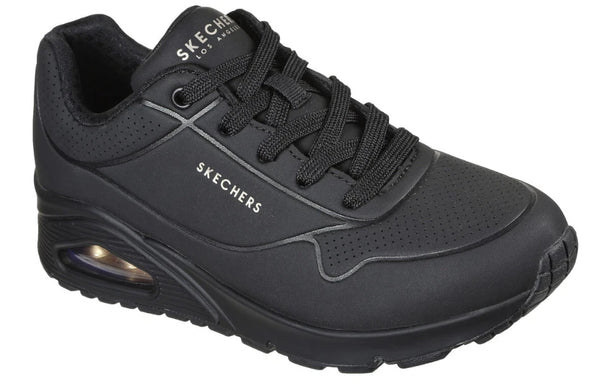 SKECHERS Uno Stand on Air Black Sneaker Women's sizes 5-12/NEW!!!