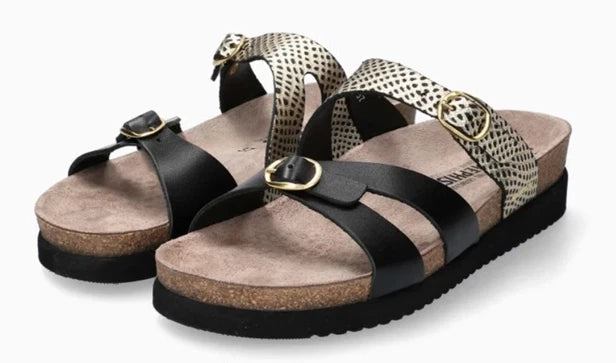 Mephisto Hannel Black Cuba Comfort Sandal Womens Sizes 38 and 39 NEW