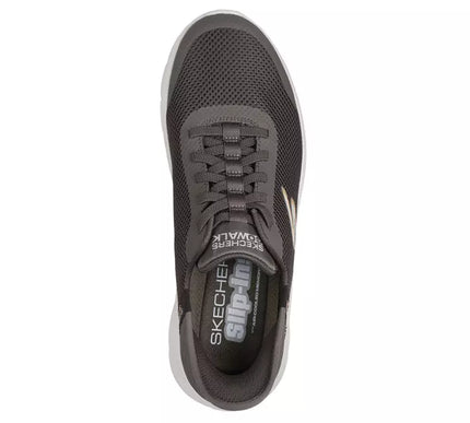 SKECHERS Go Walk Flex Hands Free Brown Slip-ins Sneaker Men's sizes 7-14/NEW!!!