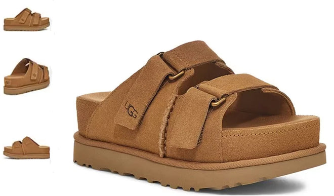UGG Goldenstar HI Slide Chestnut Platform Sandal Women's US sizes 5-12-NEW