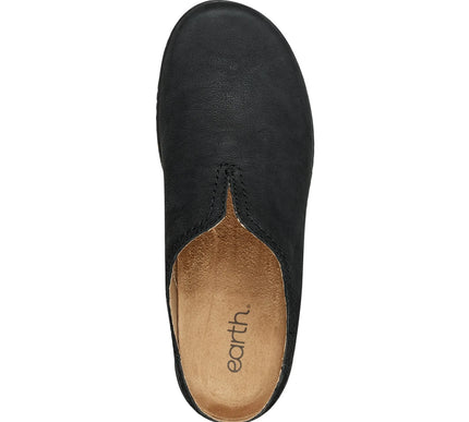 Earth Kolia Black Round Toe Slip-on Casual Clogs Womens sizes 6-10 NEW M