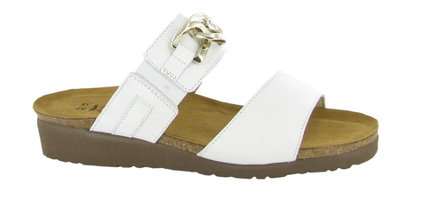 Naot Victoria Elegant Soft White Leather Sandal Women's sizes 35-42/NEW!!!