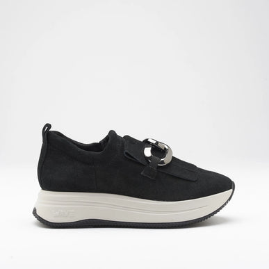Softwaves Ginny Black Platform Sneaker Loafer Women EU sizes 36-41/US 6-11