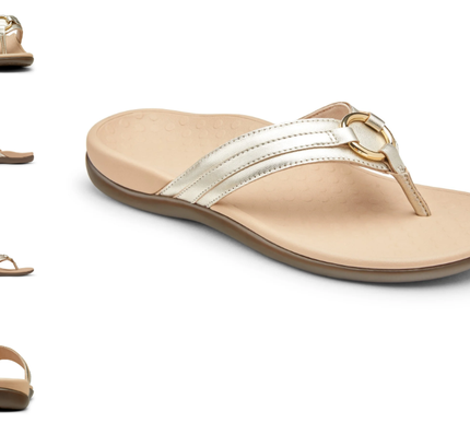 Vionic Tide Aloe Champagne Toe-Post Sandal Flip Flop Women's US sizes 5-12 NEW!!