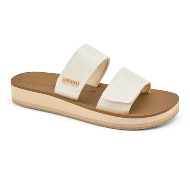 Cobian Dana Rise White 2-Strap Flatform Slide Sandal Women's US Sizes 5-11 NIB!!