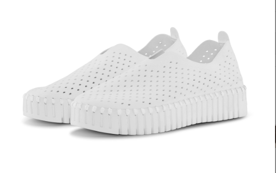 Ilse Jacobsen Tulip 3373 Platform White Slip-on Shoe Women's EU sizes 36-41 NEW!