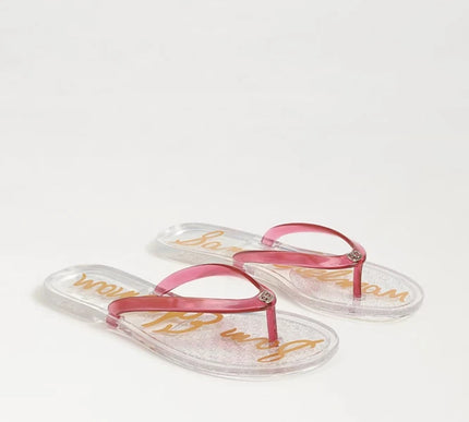Sam Edelman Dean Jelly Clear Pink Toe Post Sandal Women's US sizes 5-11/NIB