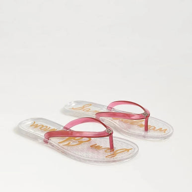 Sam Edelman Dean Jelly Clear Pink Toe Post Sandal Women's US sizes 5-11/NIB