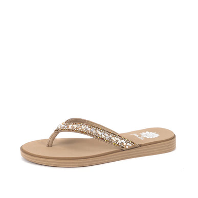 Yellow Box Diyah Natural Toe Post Flip Flop Sandal Women's sizes 6-10/NEW!!!