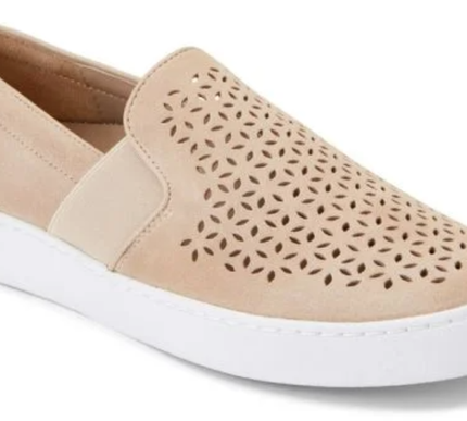 Vionic Kani Nude Suede Comfort Slip-on Flat Shoe Women's sizes 5-10 NEW!!
