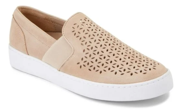 Vionic Kani Nude Suede Comfort Slip-on Flat Shoe Women's sizes 5-10 NEW!!