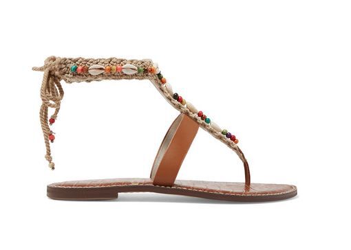 Sam Edelman Gerome Saddle Multi Leather Ankle Strap Sandal womens 6-10/ NEW!!!
