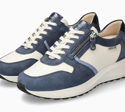Mephisto Kim Denim Blue Leather Comfort Shoe Womens Sizes 6-11 NEW
