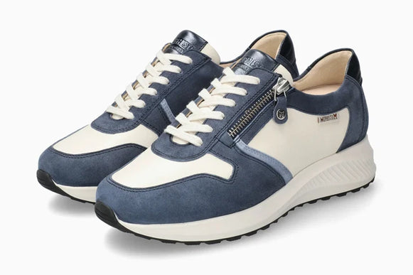 Mephisto Kim Denim Blue Leather Comfort Shoe Womens Sizes 6-11 NEW