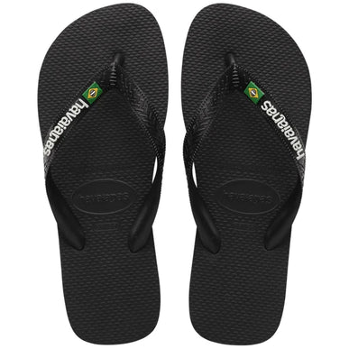 Havaianas Brazil Logo Black/Black Sandal Men EU sizes 39/40-45/46 NEW!!!