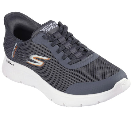 SKECHERS Go Walk Flex Hands Free Gray Slip-ins Sneaker Men's sizes 7-14/NEW WIDE
