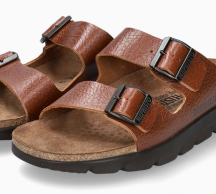 Mephisto Zonder Desert Tan Grain Comfort Sandal Slide Men's EU Sizes 40-48 NEW!!