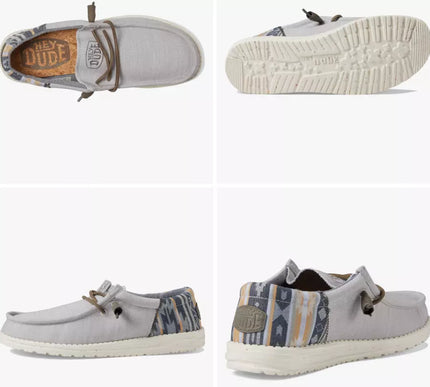 Hey Dude Wally Eco Funk Stone Sneaker Shoe Men's sizes US 7-15/NEW!!!!