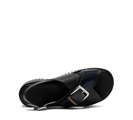 4CCCCEES Plia Juno Jet Black Strappy Sandal Women's Sizes 36-41/6-11/NEW!!!