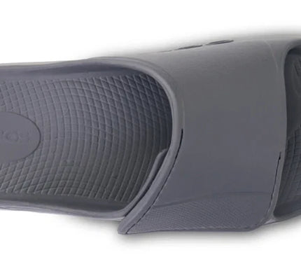 OOFOS OOahh Sport Flex Sandal Slide Slate Mens and Womens Sizes M4/W6-M13/W15