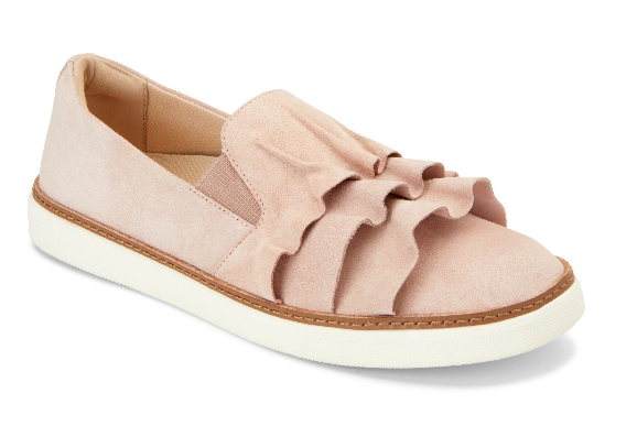 Vionic Mahalo Rose Suede Comfort Slip-on Flat Shoe Women's sizes 5-8 NEW!!