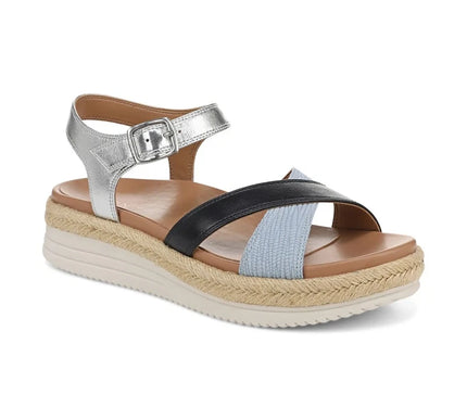 Vionic Mar Navy Multi Leather Strappy Sandal Arch Support Women's size 5-11/NEW!
