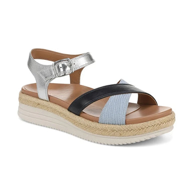 Vionic Mar Navy Multi Leather Strappy Sandal Arch Support Women's size 5-11/NEW!