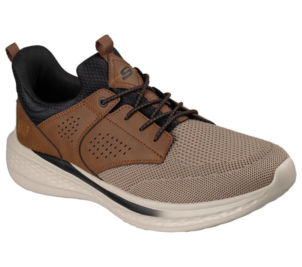 SKECHERS Slade Breyer Brown Tan Relaxed Fit Sneaker Shoe Mens sizes 7-14 NEW